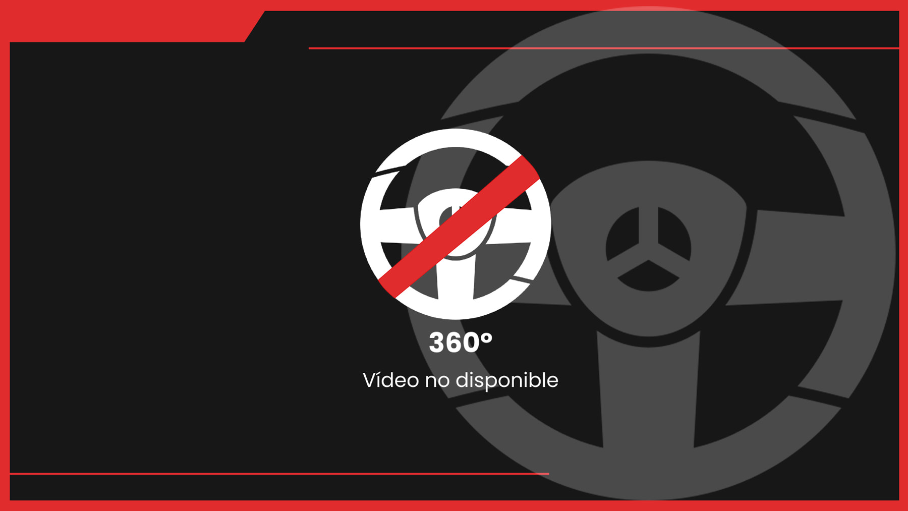Vídeo 360 no disponible